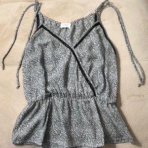 Sienna Sky Spaghetti Strap Sheer Top